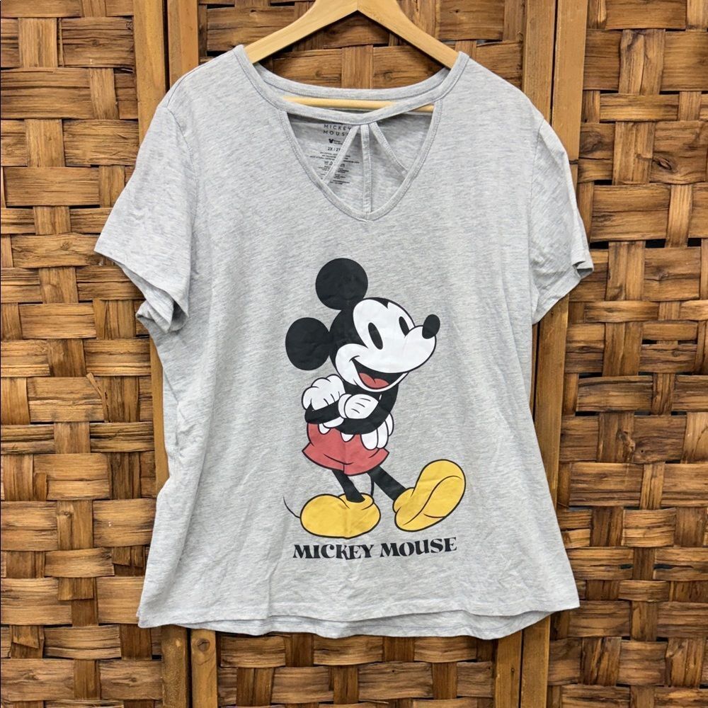 Disney Mickey Mouse Light Gray Tee